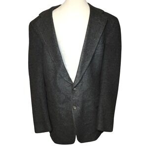 Polo University Club by Ralph Lauren Mens Wool Gray Blazer Sport Jacket Size 46L